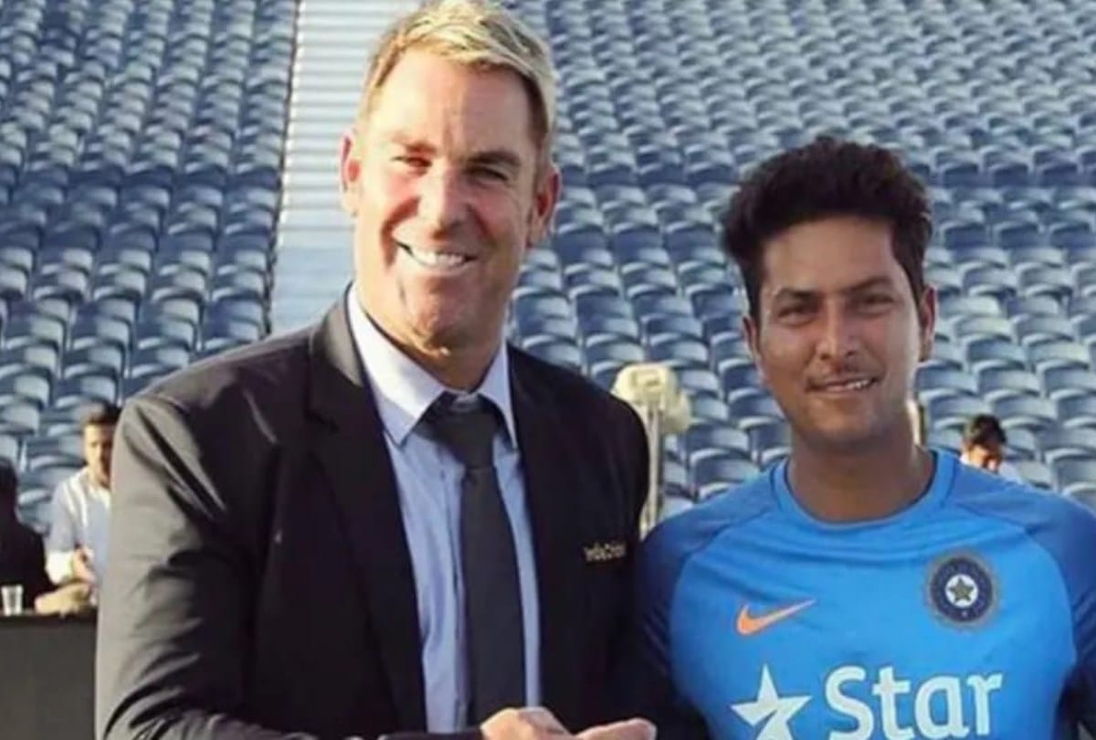 cricket legend shane warne gave tips to Leg spinner Kuldeep Yadav