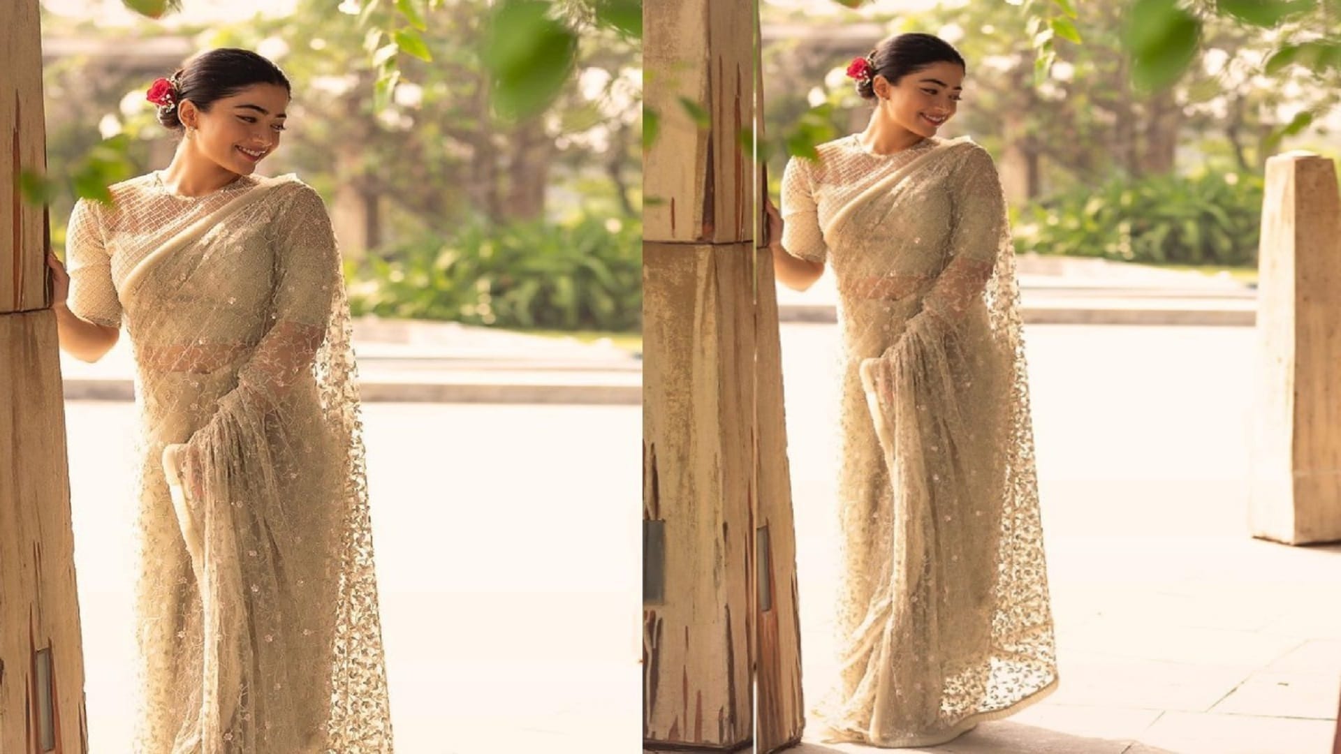 Fashion Inspiration From Madhuri Dixit To Mouni roy Silver Saree look