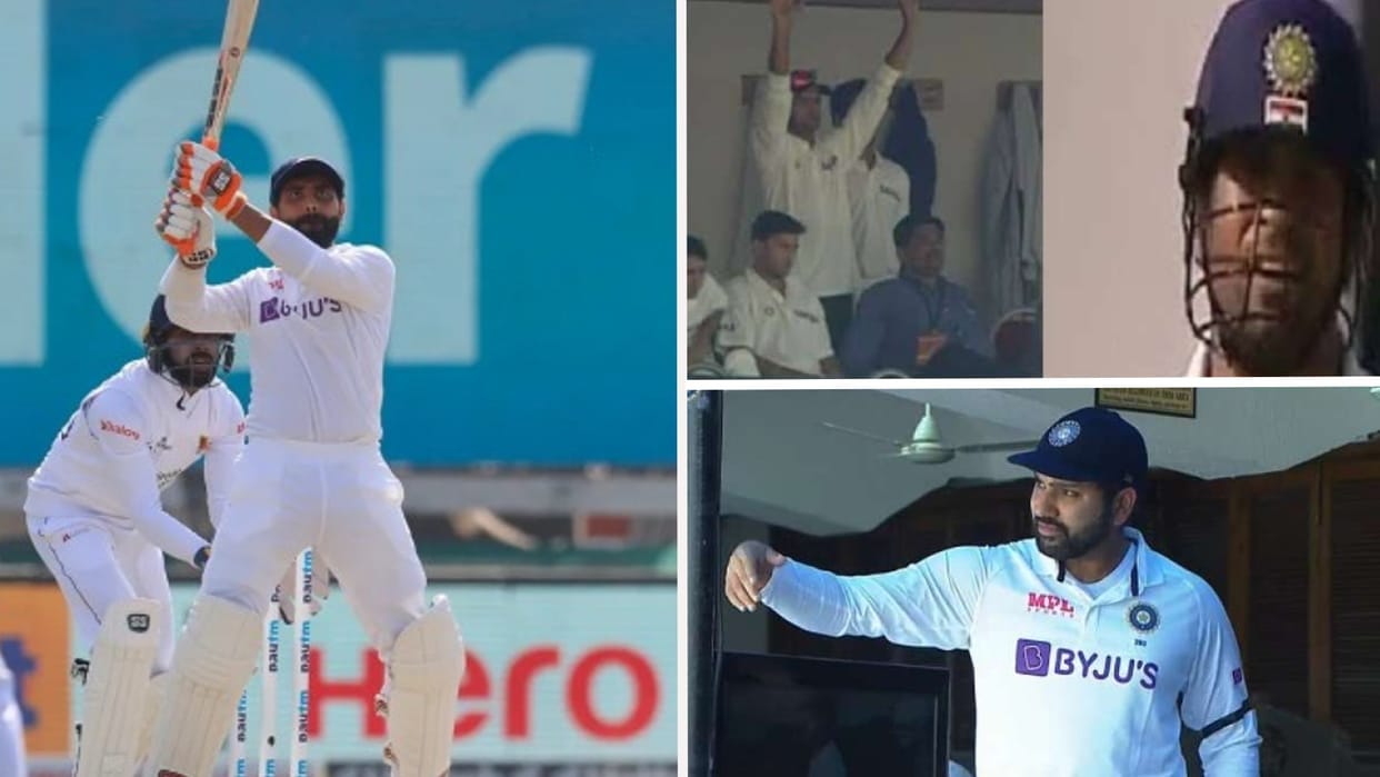 IND vs SL Ravindra Jadeja missed double century due to Rohit Sharma decision Netizens remember Rahul Dravid Sachin Tendulkar incident