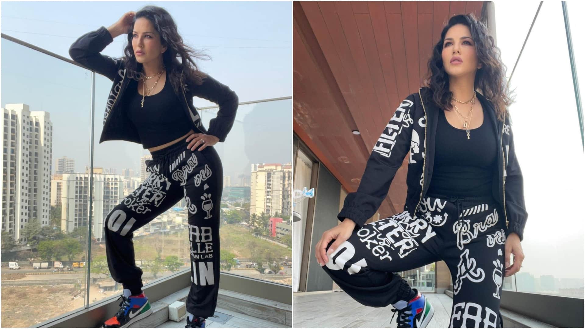 Sunny Leone Injured: Sunny Leone injured during shooting, show facial wounds by sharing video on instagram