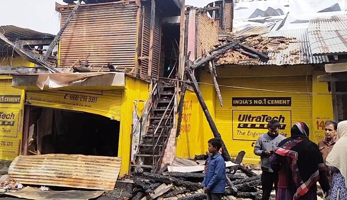 fire in shop