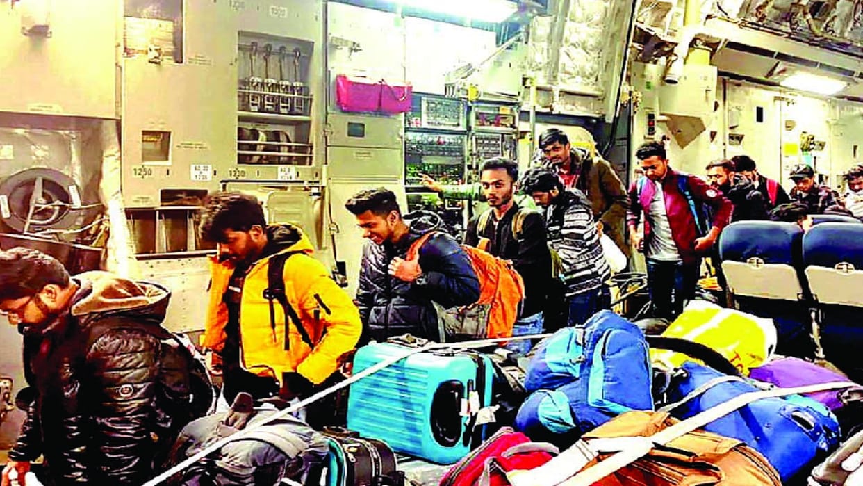 Operation Ganga: 629 Indians arrived by three more Air Force planes