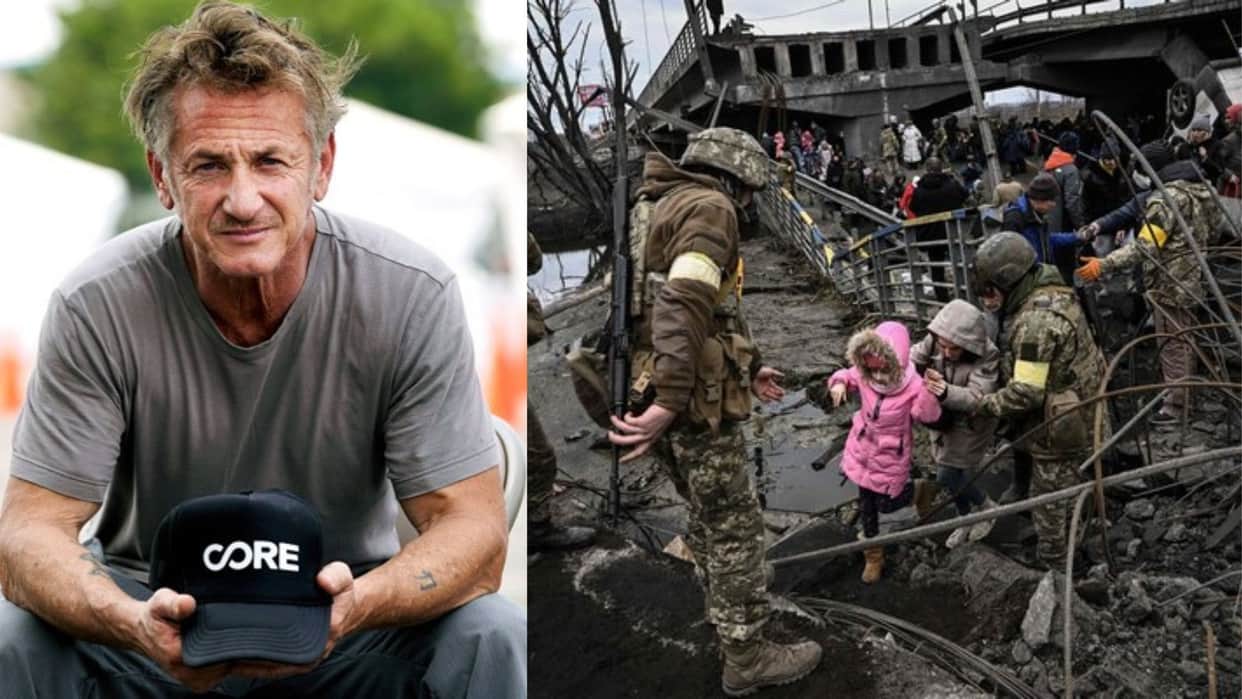 Actor Sean Penn first televised interview since he returned from war-torn Ukraine