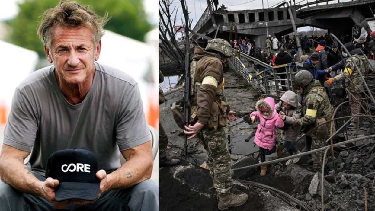Actor Sean Penn first televised interview since he returned from war-torn Ukraine