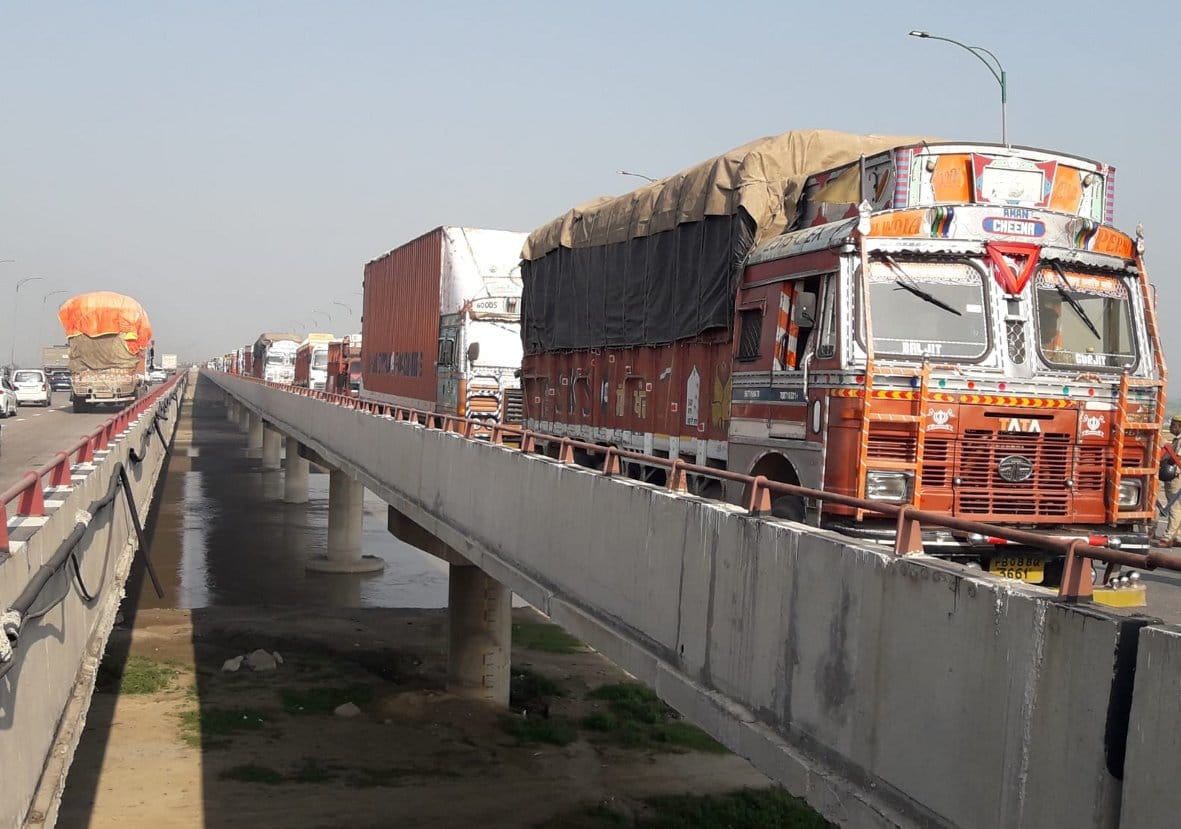 The land in Haryana got stuck in dispute due to the construction of stumbling blocks
