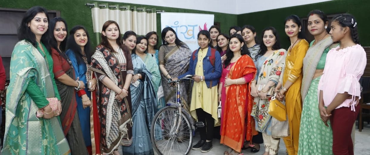 cycle gifted to girl