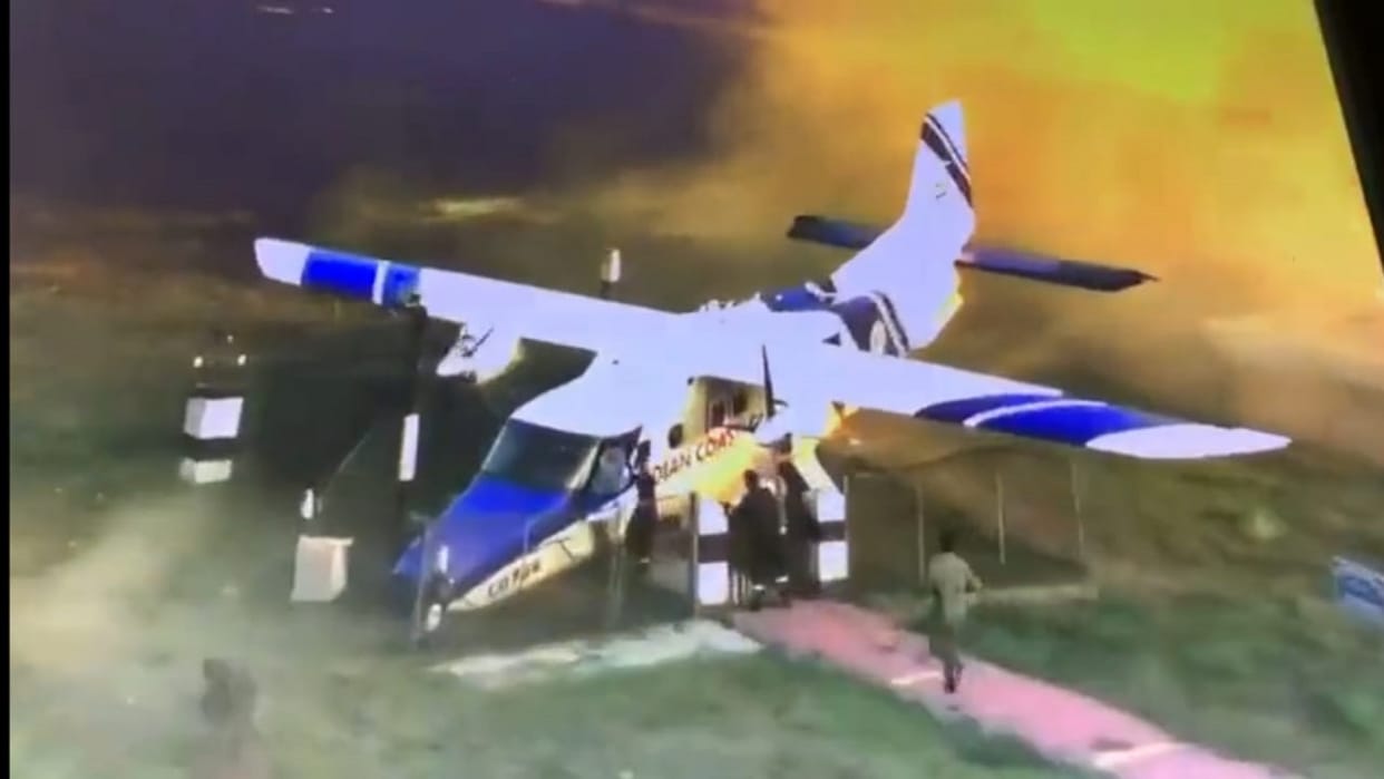 Kanpur: Plane crashes on runway at Chakeri airport everyone safe