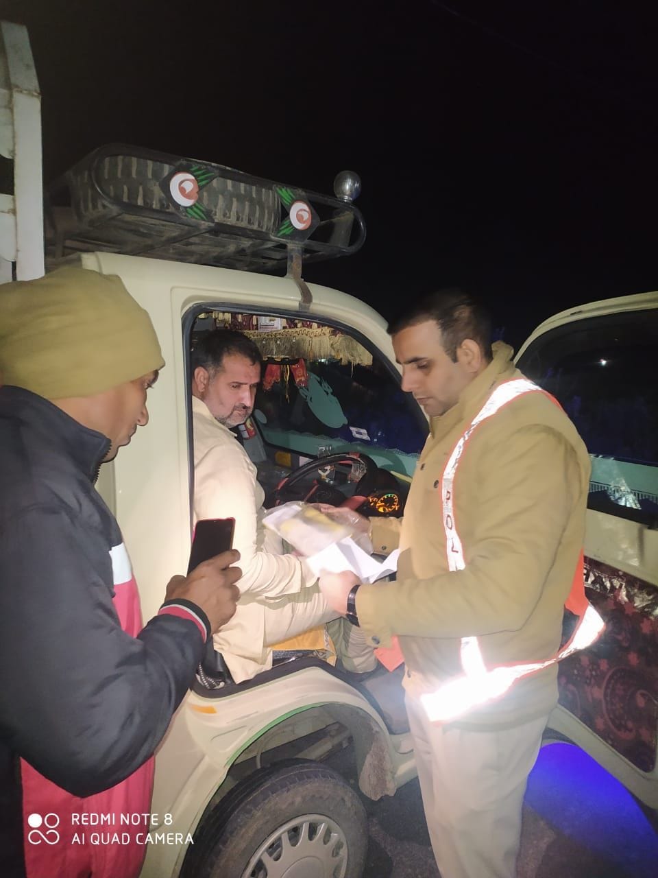 Police checked 2401 vehicles by putting 38 checkpoints