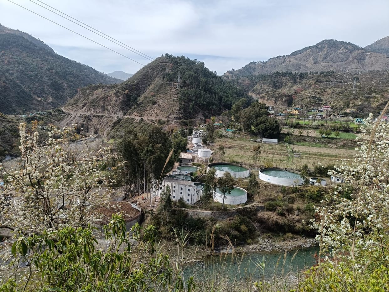 Water treatment plant costing rupees 16 crore ready on Giri scheme Solan city to get extra 7.5 MLD of water daily