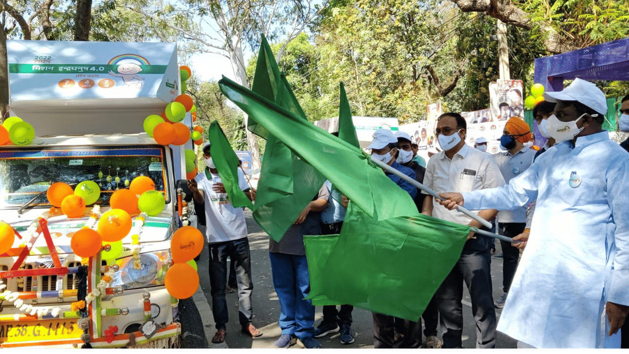 Indradhanush Abhiyan 4.0: Will start in 10 districts of Madhya Pradesh from March 7, Health Minister flagged off publicity vehicles