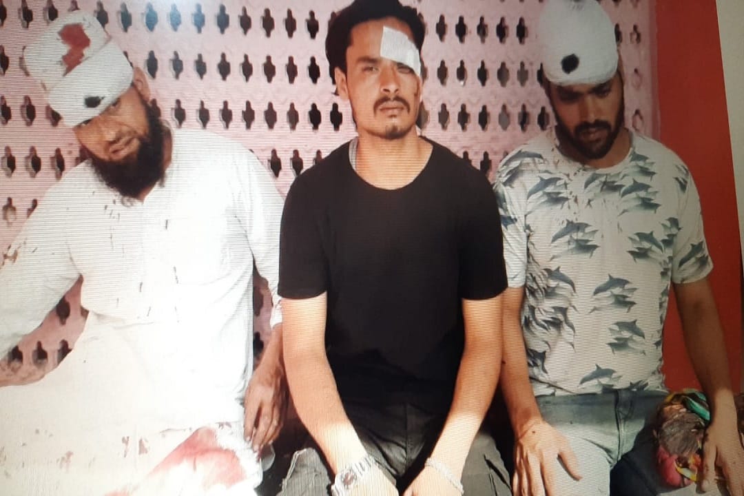 Attacked with sharp weapons on complaint of cow slaughter threatened to face the consequences on reaching police station again