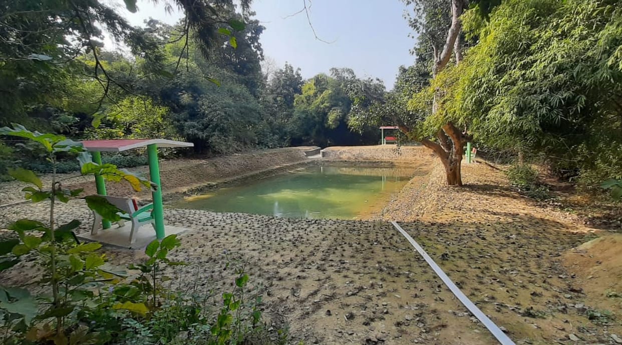 Wetland eco spot is ready at Kadunala