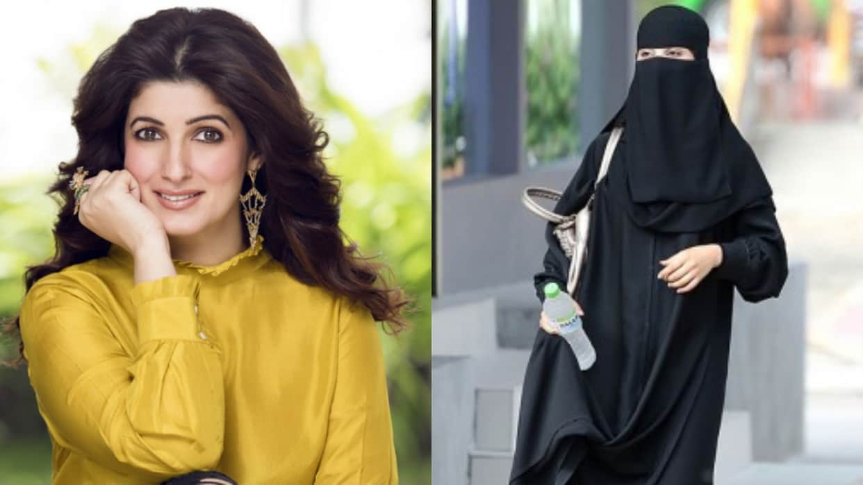 Twinkle Khanna spoke about the ongoing row over hijab. She, however, gave it a humorous twist.