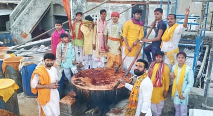 Lathmar holi 2022 Preparation In Nandgaon Barsana 