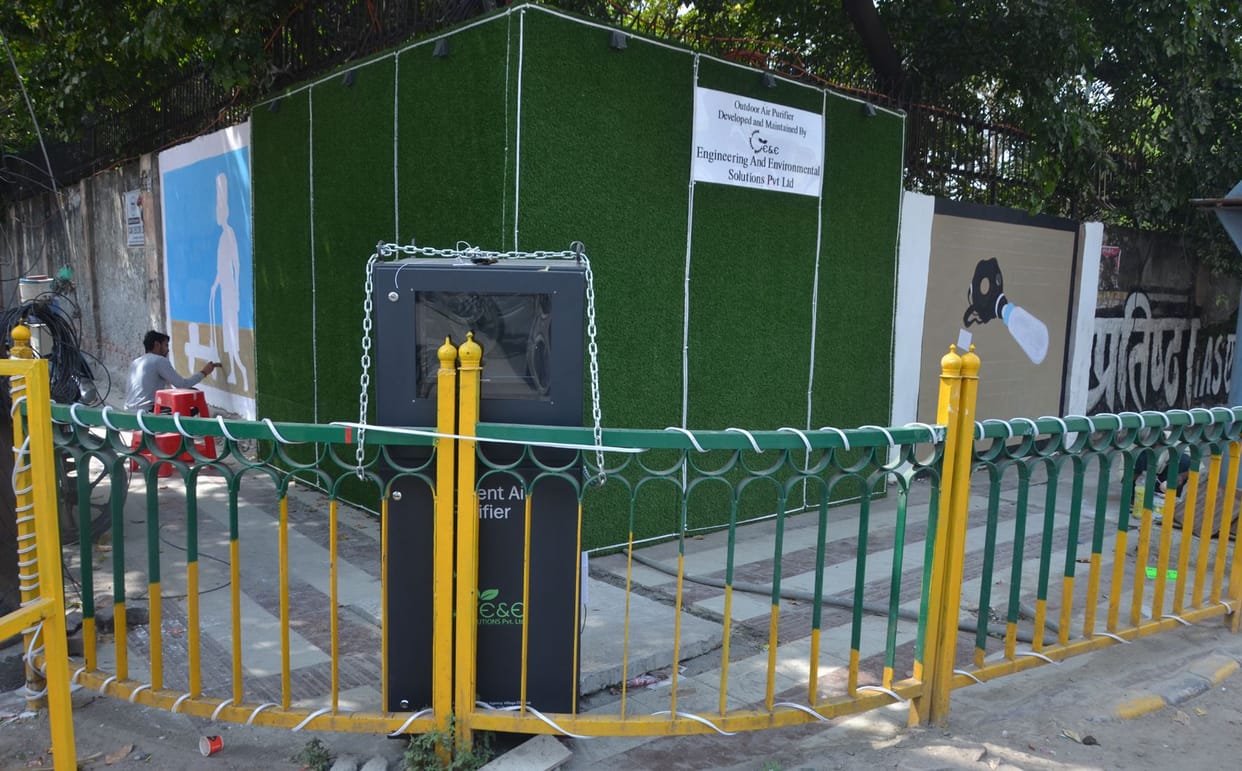 Air purifier will purify polluted air at Maris Road