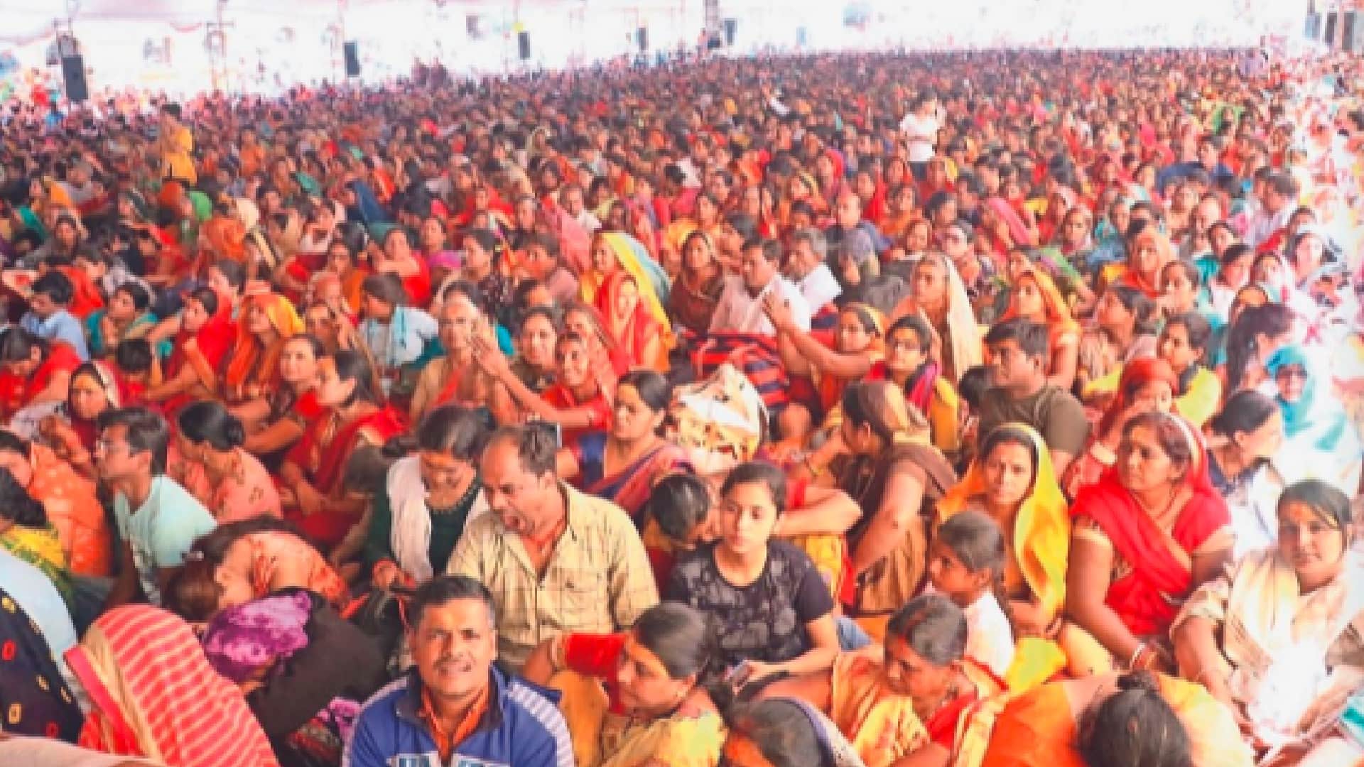 Sehore Shiv Mahapuran: Lakhs of devotees arrived on the last day, soon the distribution of energized Rudrakshas will be done