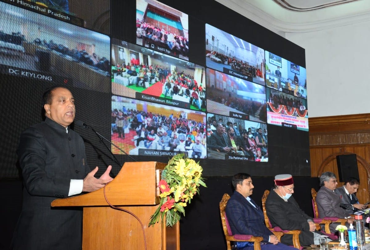 CM Jairam Thakur interacted with people on Himachal Budget 2022