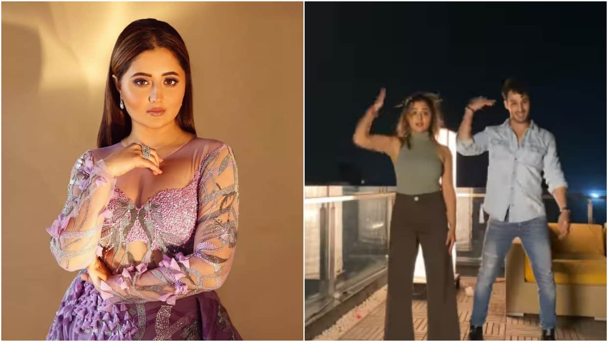 Bigg Boss 15 fame Umar Riaz and Rashmi Desai dance with each other Rashmi shares video on social media