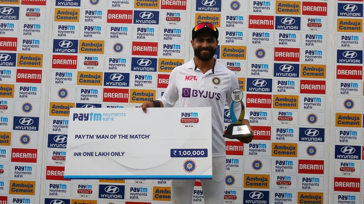 IND vs SL Ravindra Jadeja told Mohali lucky ground After being named man of the match against Sri Lanka