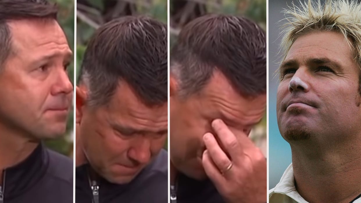 Shane Warne Death Ricky Ponting started crying during the interview for Shane Warne