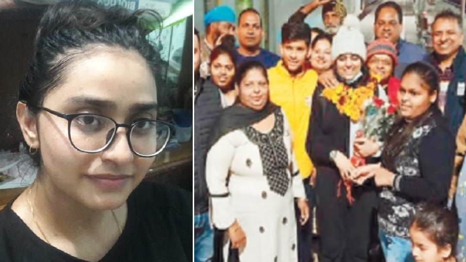 Safia Agarwal of Jalandhar return from Ukraine without degree