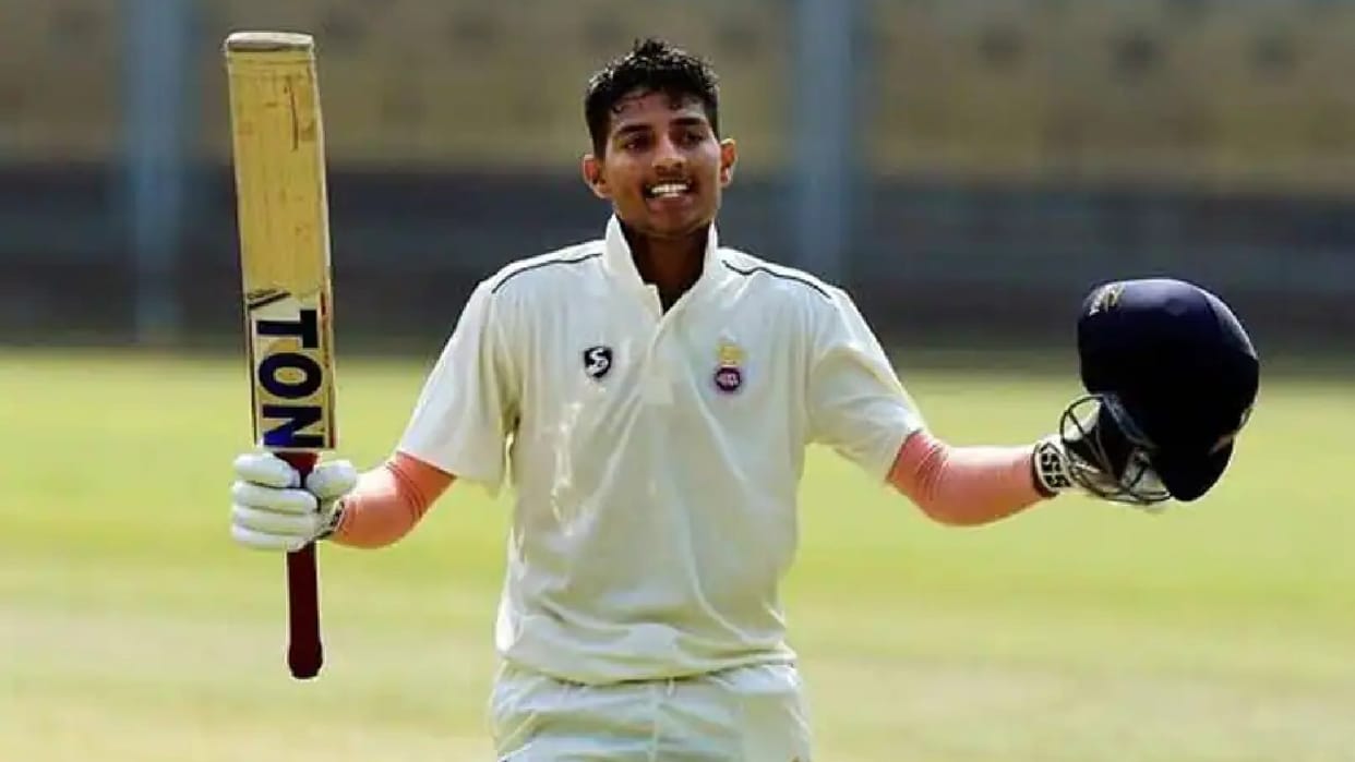 Yash Dhull Scored third Century in third Ranji Match hits double ton against Chhattisgarh
