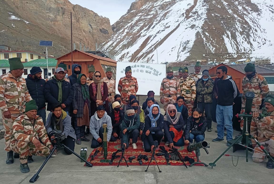student weapon training held in kaza