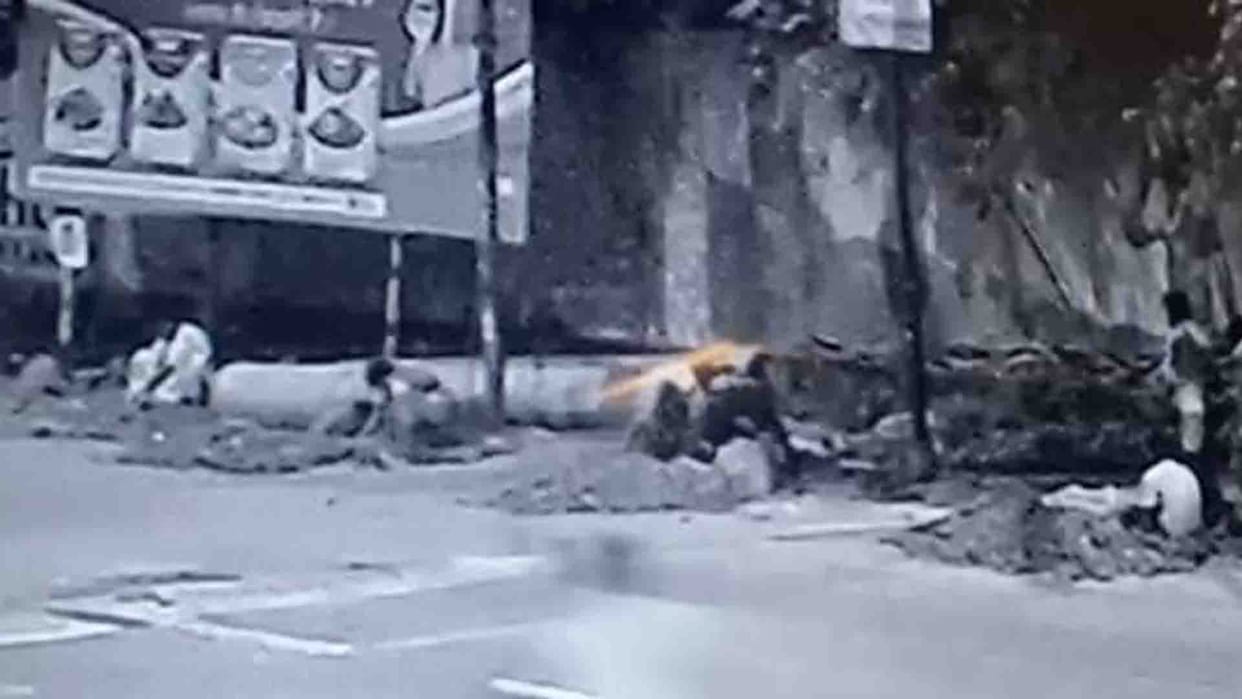thieves stole the cable by digging the ground in kanpur