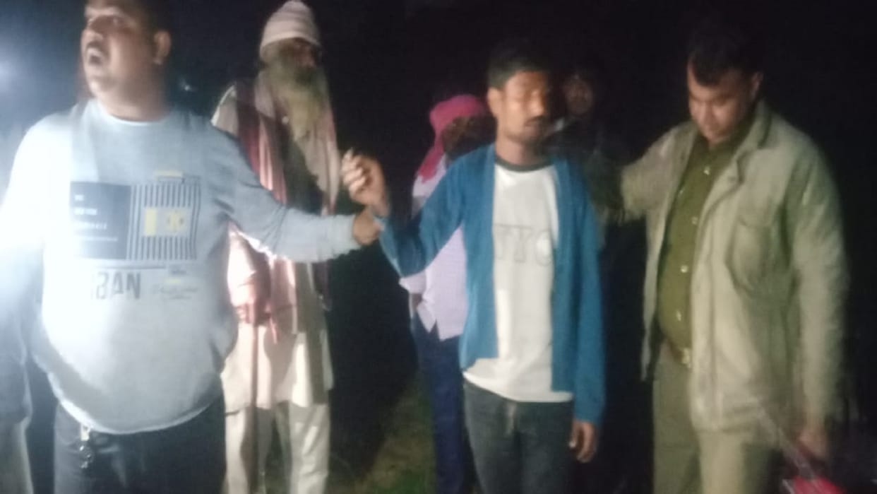 Aligarh: In Iglas, relative maternal uncle killed the girl by crushing her with a brick accused arrested