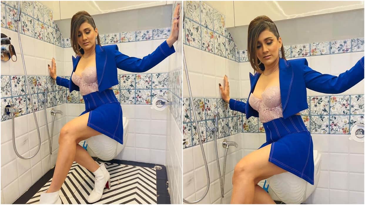 Aastha Gill get brutally trolled for doing photoshoot on toilet fans said toilet me kaun pose deta hai