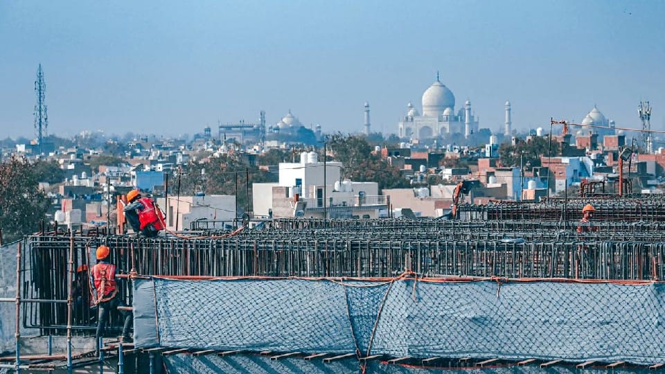 Taj East Gate Metro station will be 11 meters higher than the road in Agra