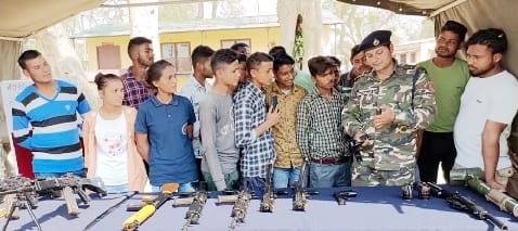 SSB holds arms exhibition