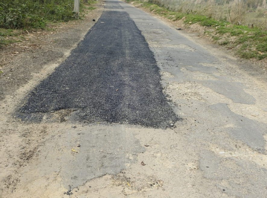 Repair work started on Shravanpur canal track
