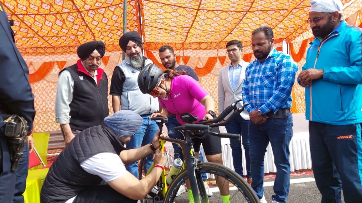 Players from all over the country reached cycling trials, Kurukshetra