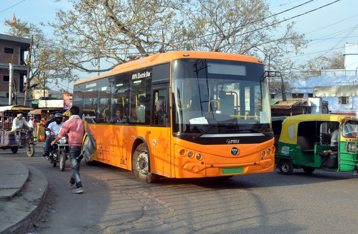 Three e-buses run on Manzoorgarhi to Charra Adda route