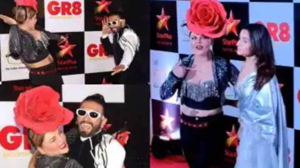 ITA Awards ranveer singh dance with rakhi sawant on the film ramleela song tattad tattad fans said best jodi