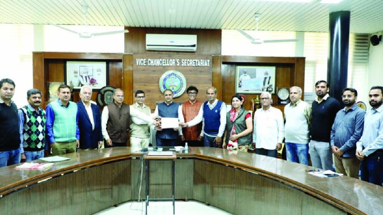Bajra Section of HAU Hisar gets Best Research Center Award at National Level