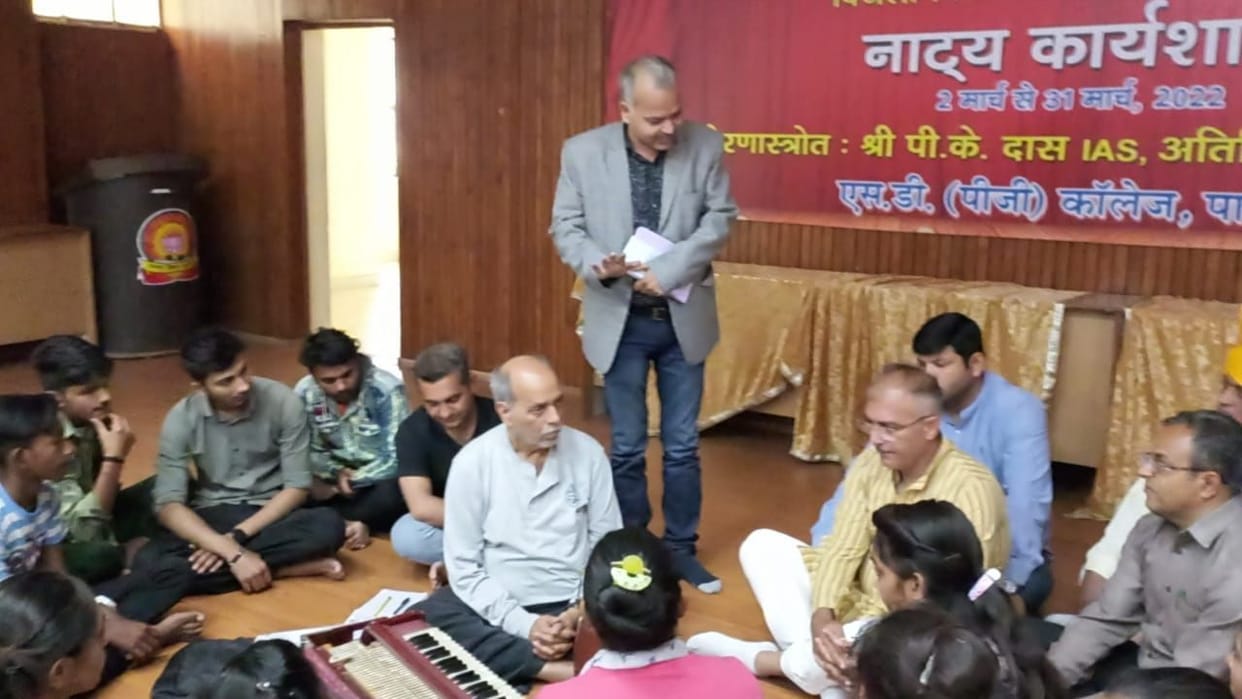 Theater is a powerful medium for the all round development of personality.
