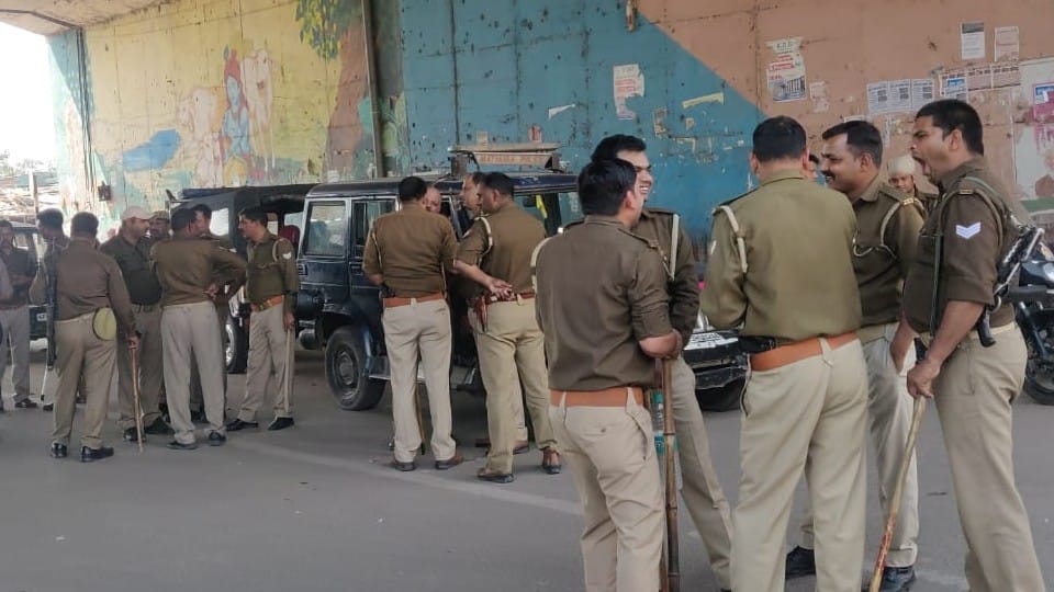 People of two communities clashed over meat in Mathura