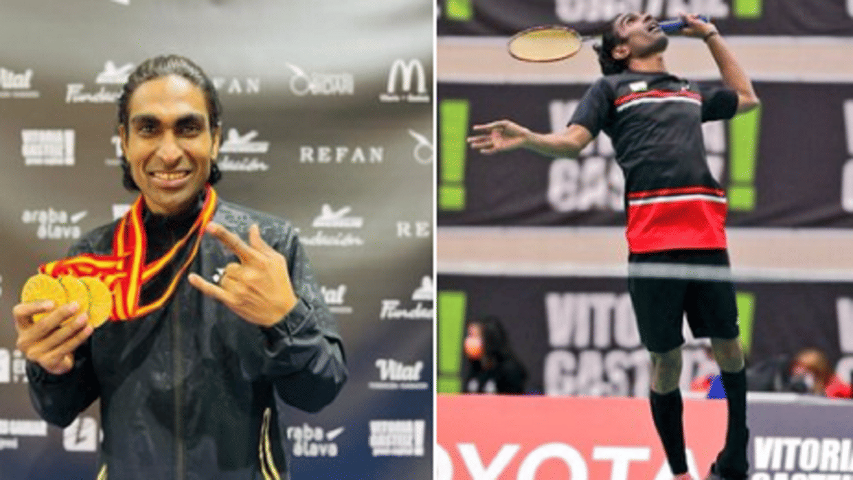Spanish Para badminton: Pramod Bhagat wins three golds, Sukant Kadam claims gold and silver