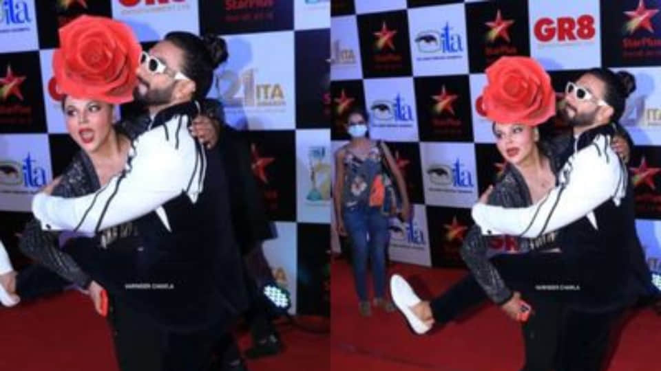 ITA Awards ranveer singh dance with rakhi sawant on the film ramleela song tattad tattad fans said best jodi
