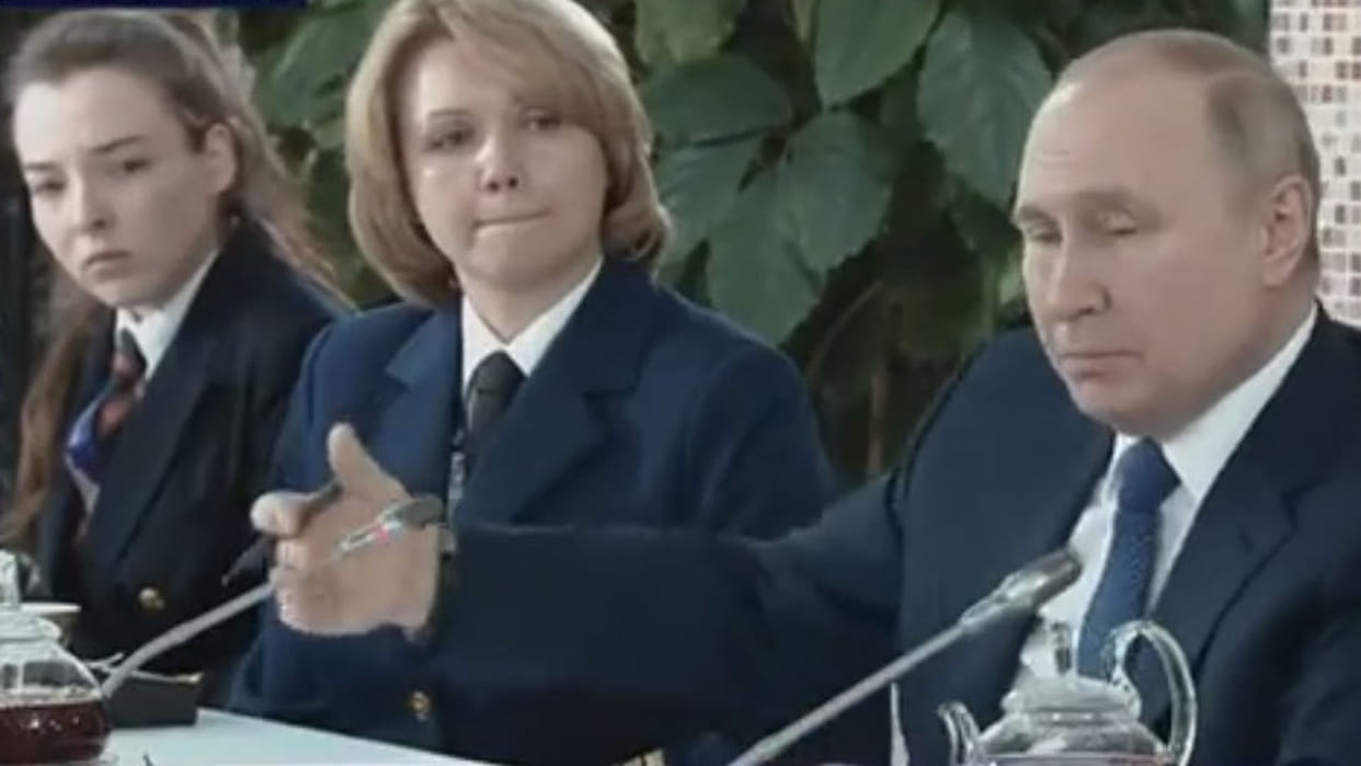Russia Ukraine War What was Putin Doing with Airhostess While Attacking on Ukraine