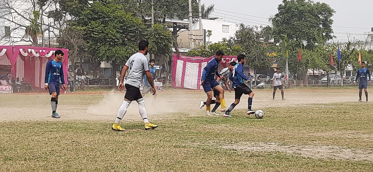 Saharanpur Khan Sporting Club defeated Nahan Football Club to capture the trophy
