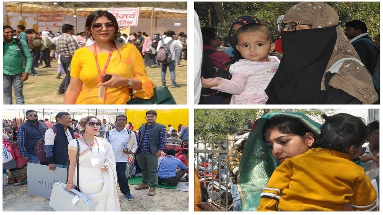 UP Assembly Election 2022 Women also took the responsibility of voting, today it is the turn of the voters