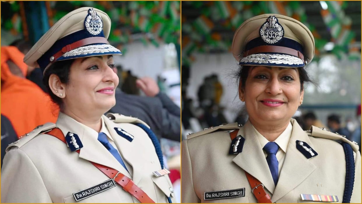 Rajshree of Bhiwani become a police officer Inspired by the stories of Grandfather