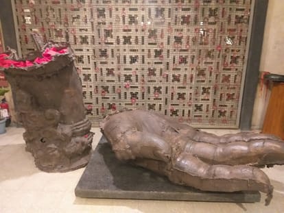 In the main hall of Triveni Art Gallery, you will find all the forms of Shiva in about eighty sculptures