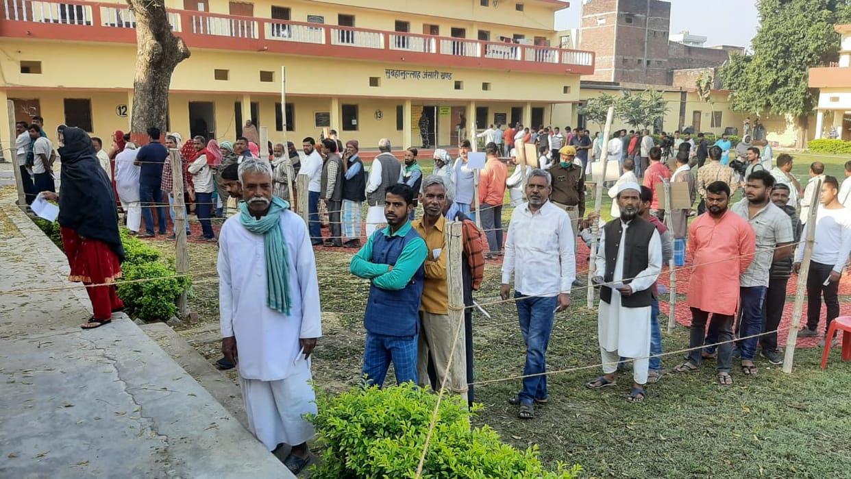 56.54 percent turnout amid sporadic incidents
