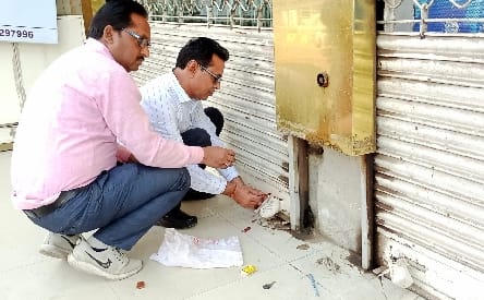 Electronics showroom sealed due to commercial tax dues