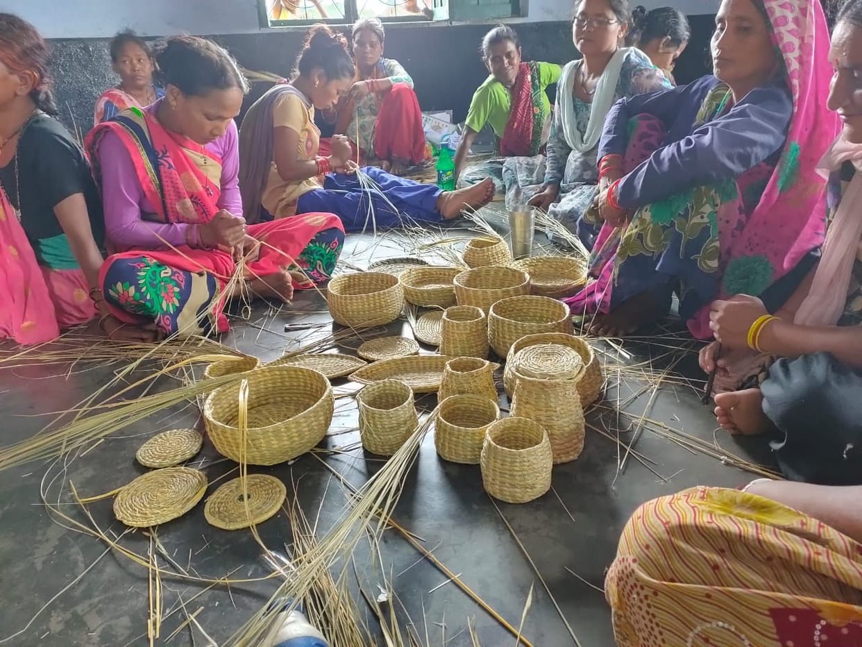 International Women's Day: Women of Tharu society are becoming self-reliant with handmade products