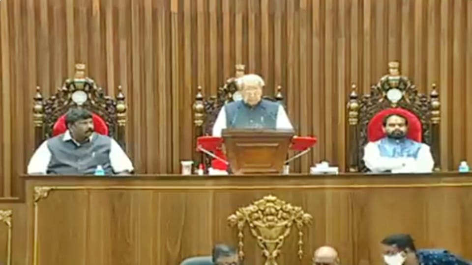 Andra Pradesh Assembly Proceedings disrupted on the first day of Budget Session